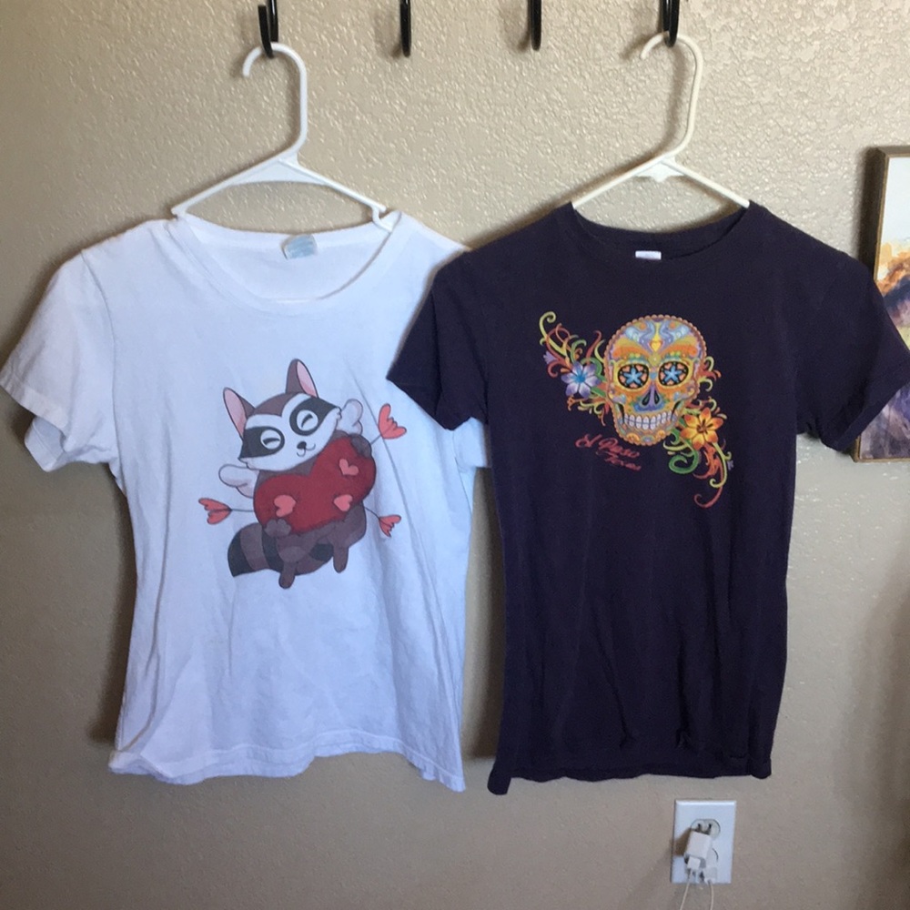 Four small short sleeve shirts